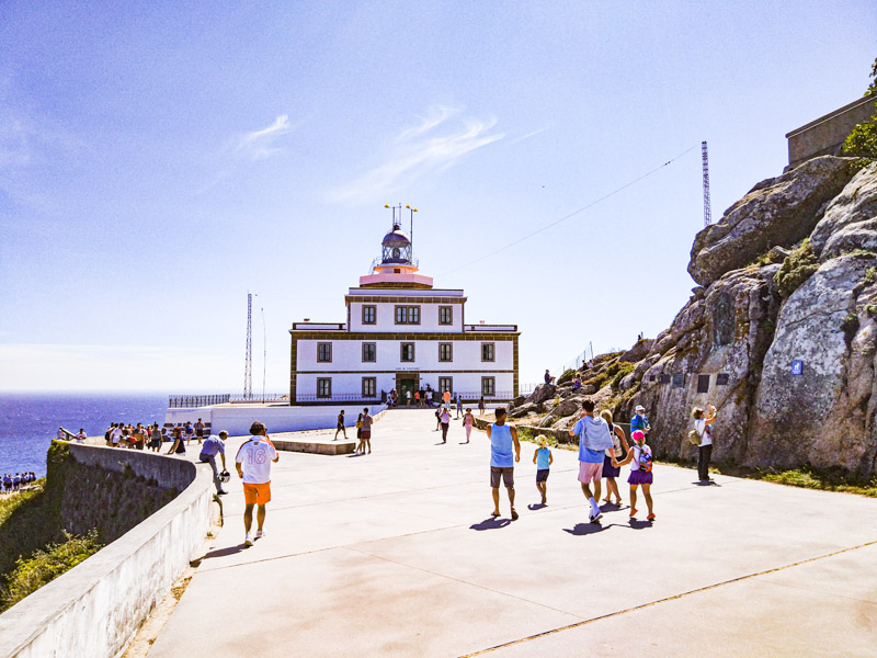 Finisterre lighthouse on Galicia Coast