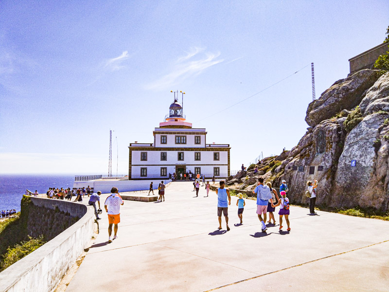 Cabo Finisterra na Costa da Galiza