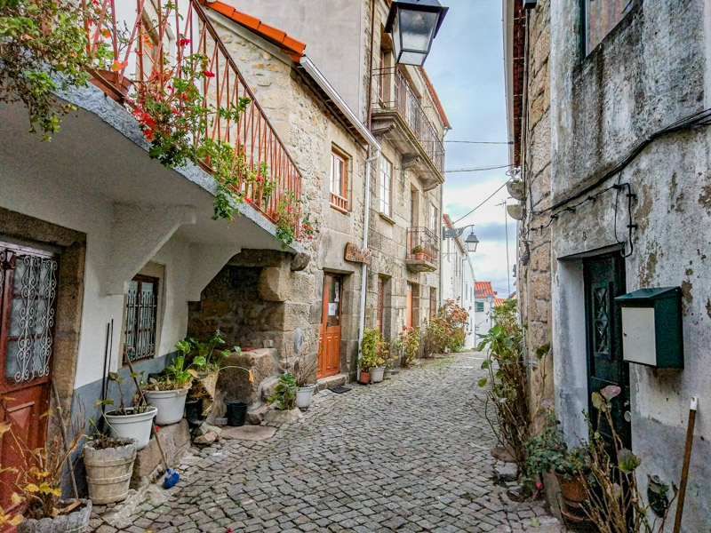 Pleasant streets in the historic village of Trancoso