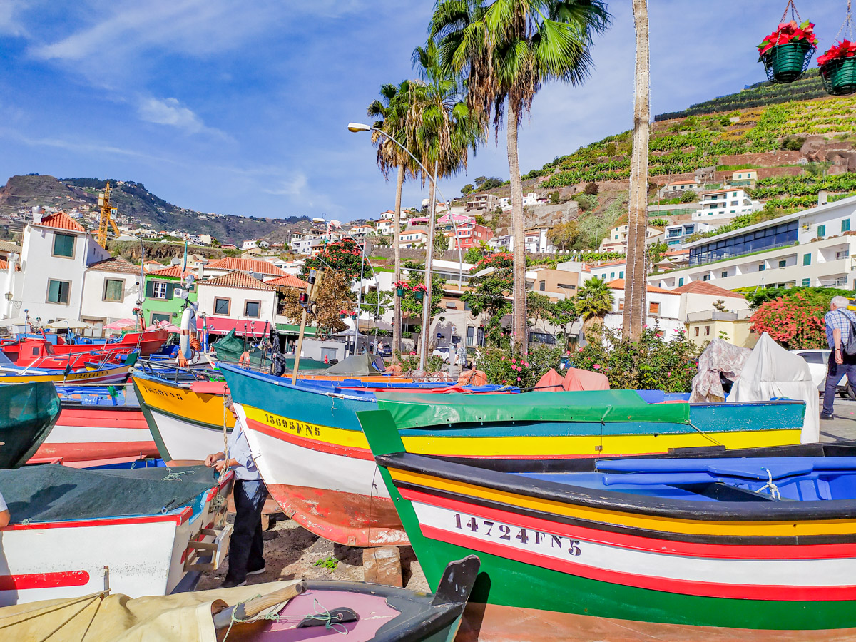O que visitar na ilha da Madeira - Barcos de câmara de lobos