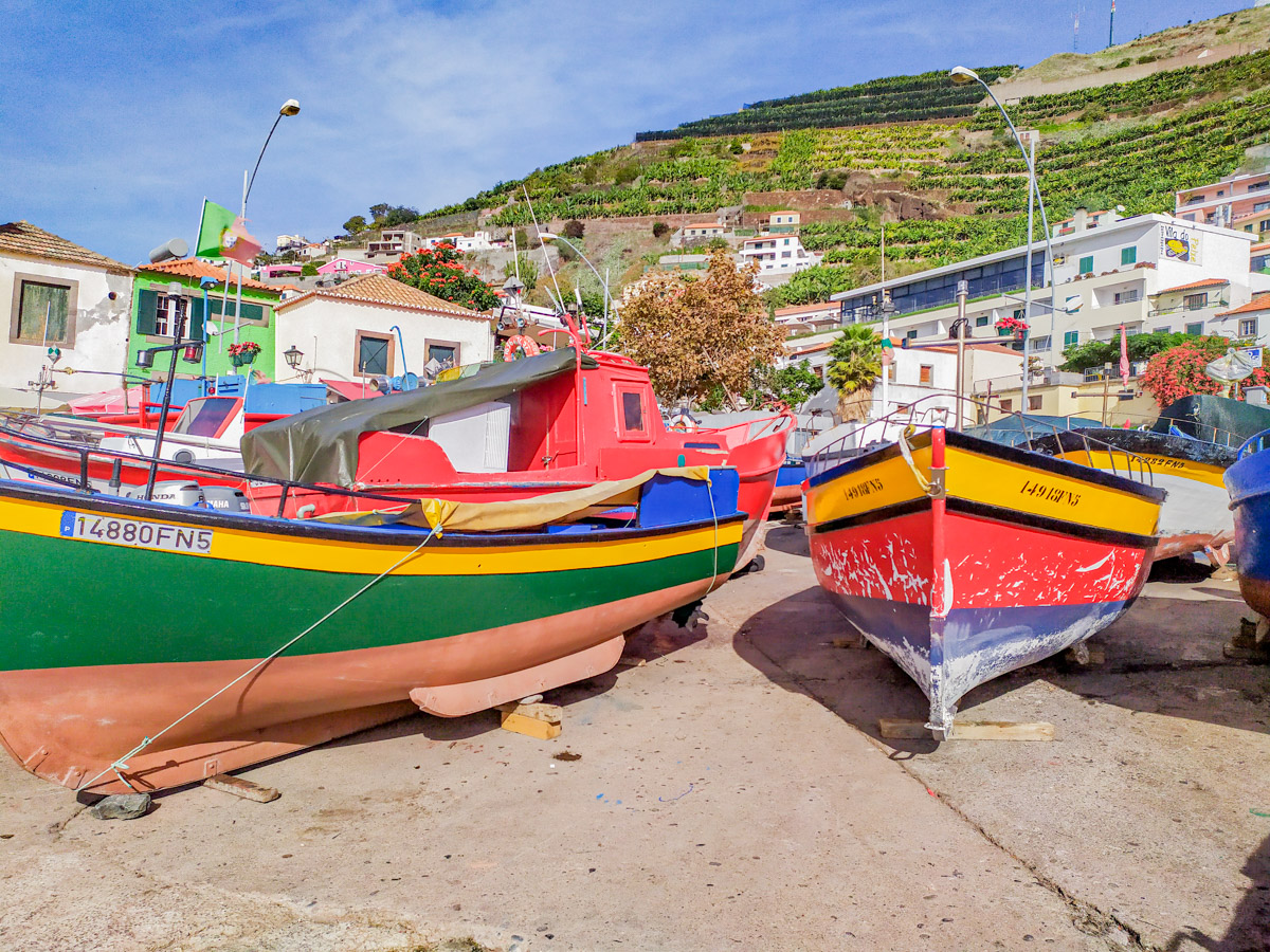 O que visitar na ilha da Madeira - Barcos de câmara de lobos