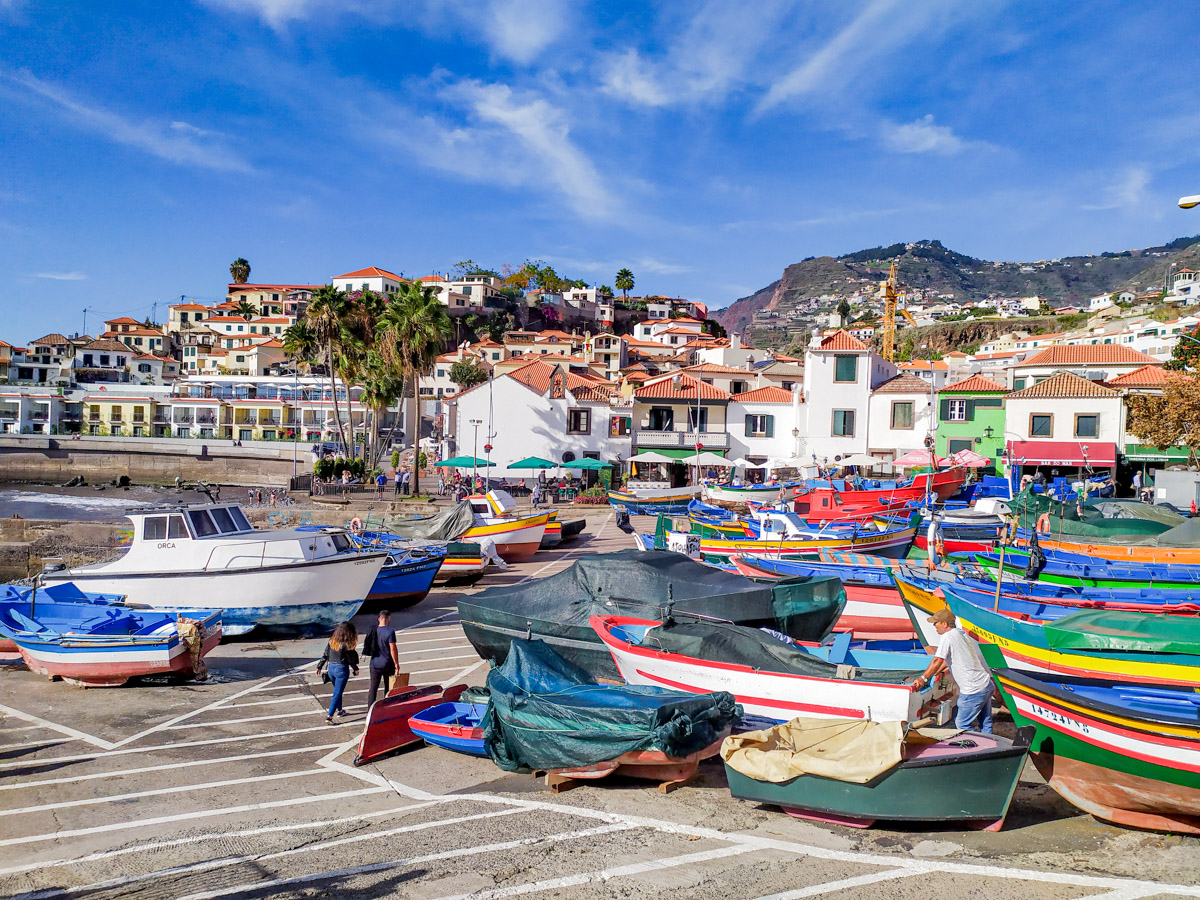 O que visitar na ilha da Madeira - Barcos de câmara de lobos