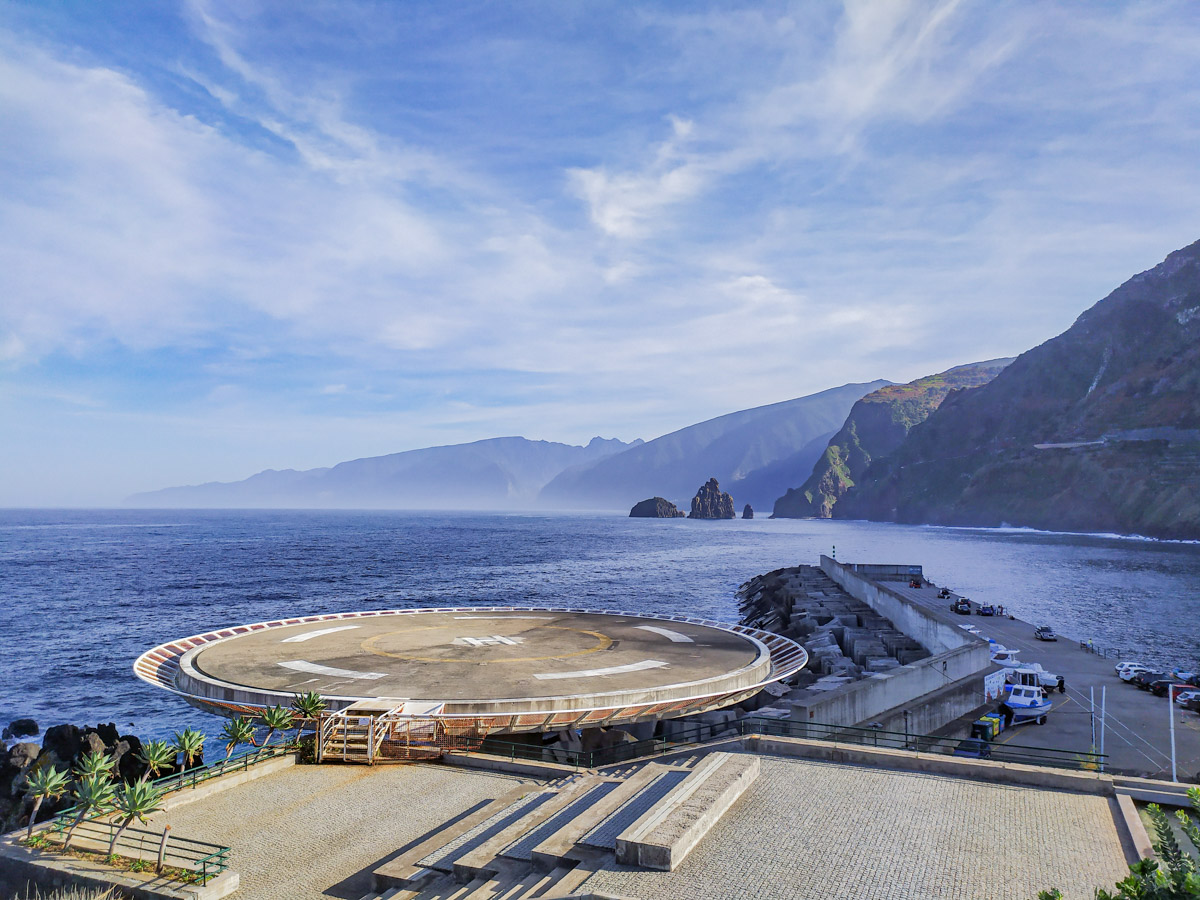 Heliporto da Madeira em Porto Moniz - O que visitar na ilha da Madeira
