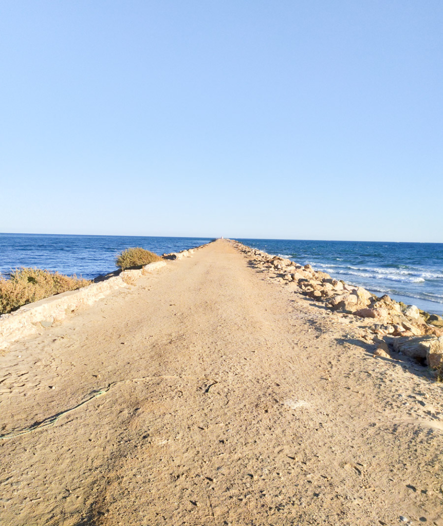 Chegada à Praia da Ponta da Areia