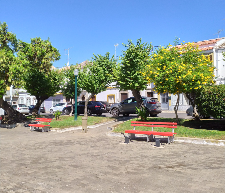 Largo de São Brás ao visitar Tavira