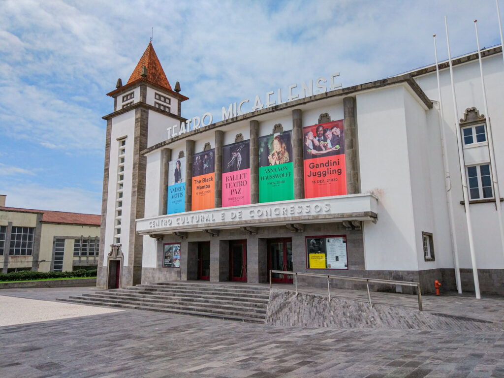 Micaelense Theater in Ponta Delgada