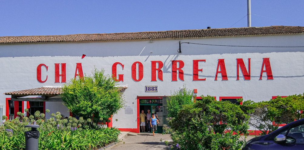 Entrada da Fábrica de Chá Gorreana