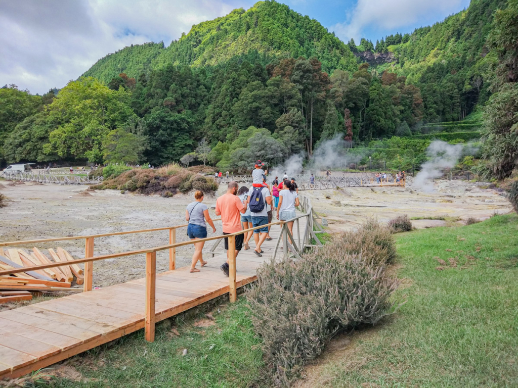 Passadiços de Acesso às fumarolas da Lagoa das Furnas
