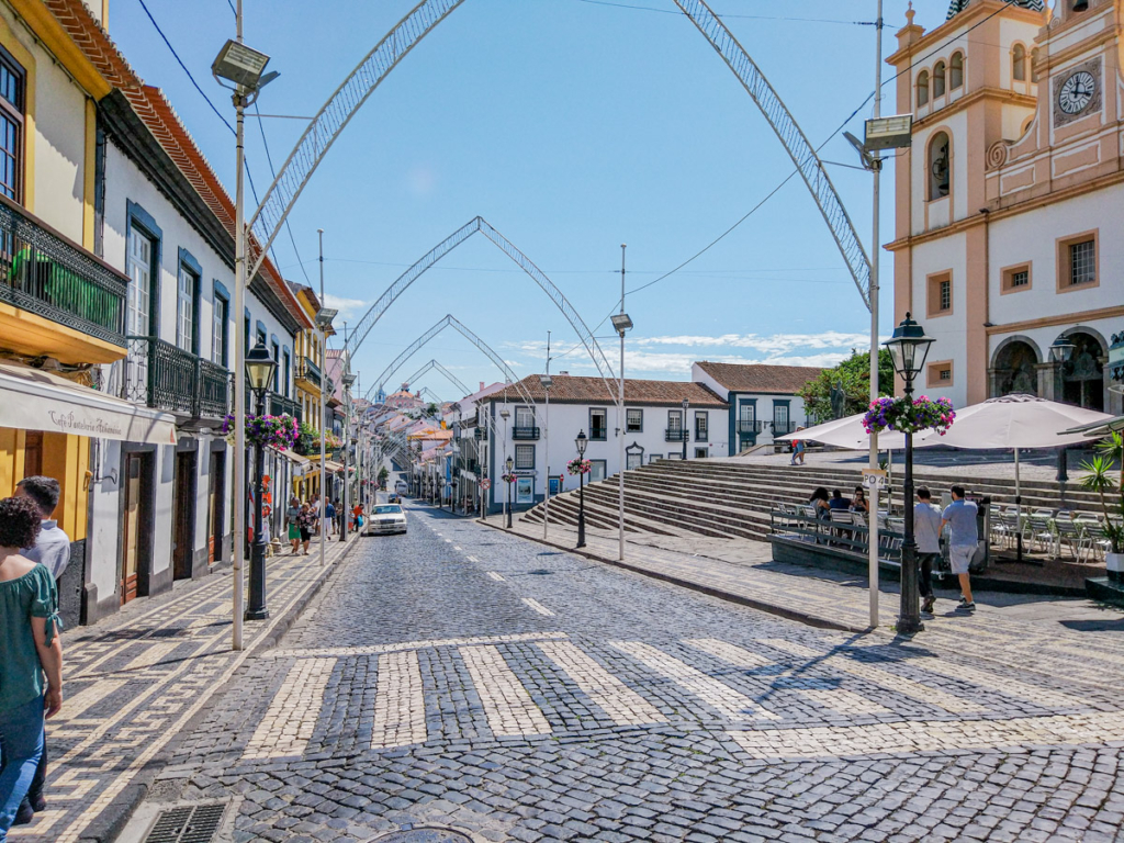 Angra do Heroísmo na Ilha Terceira