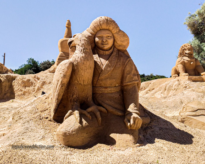 Estátuas em areia do Sand City