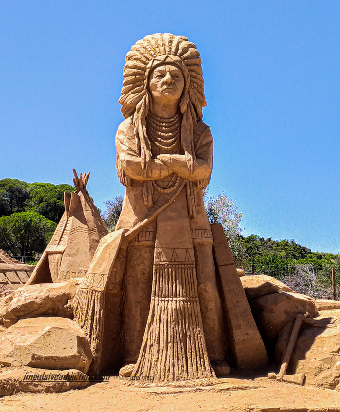 Estátuas em areia do Sand City