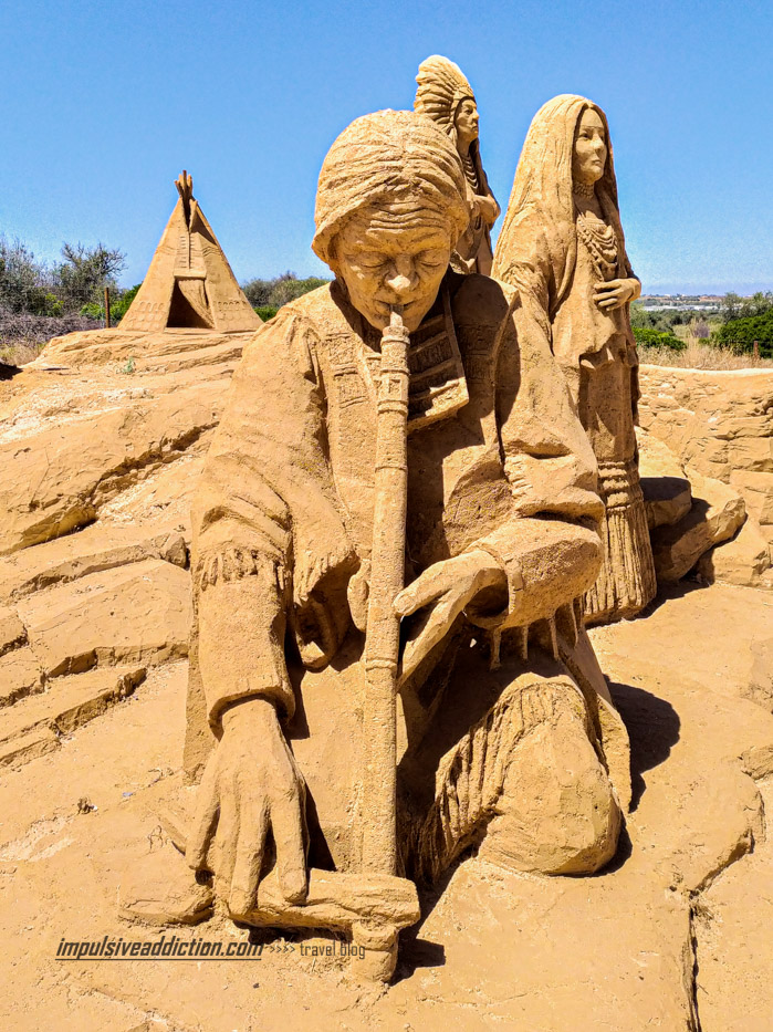 Estátuas em areia do Sand City