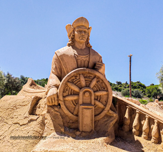 Sand sculptures of Sand City in Lagoa