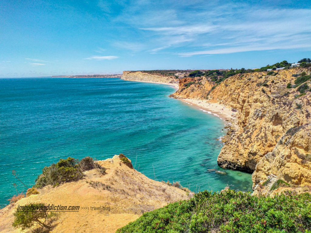 Viewpoint of Canavial Beach in Lagos