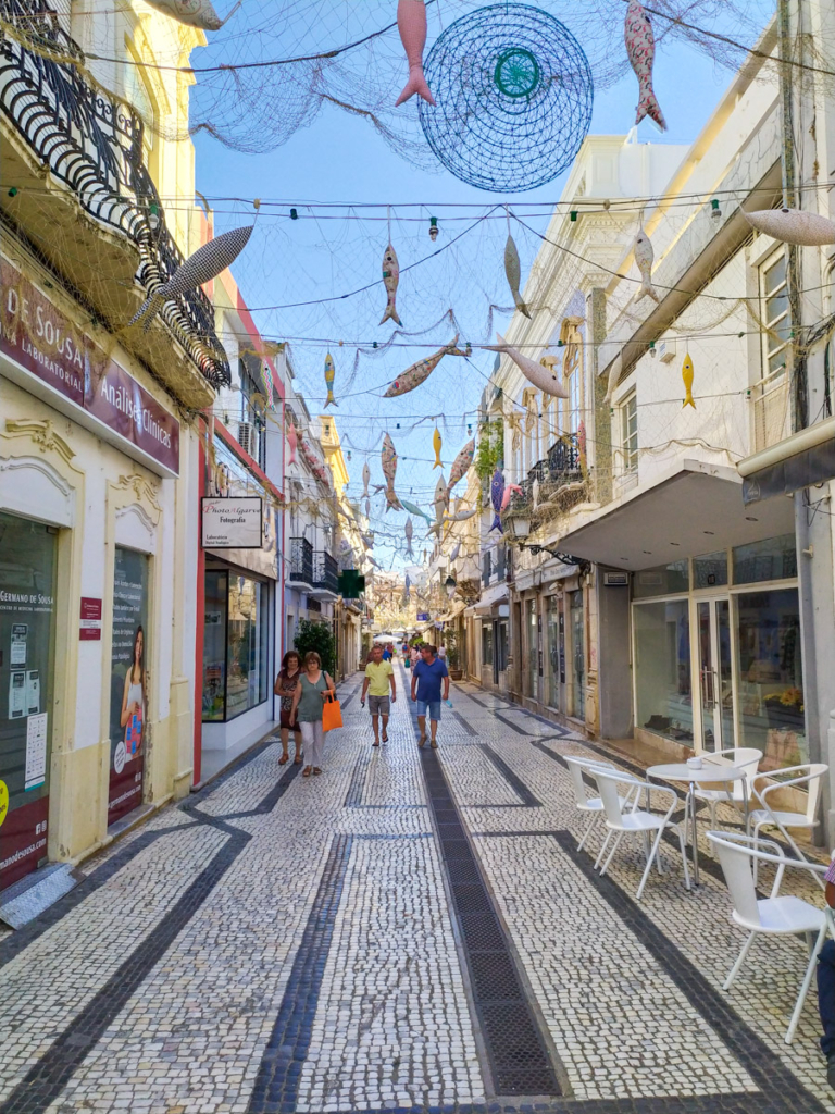 Decorações das ruas de Olhão