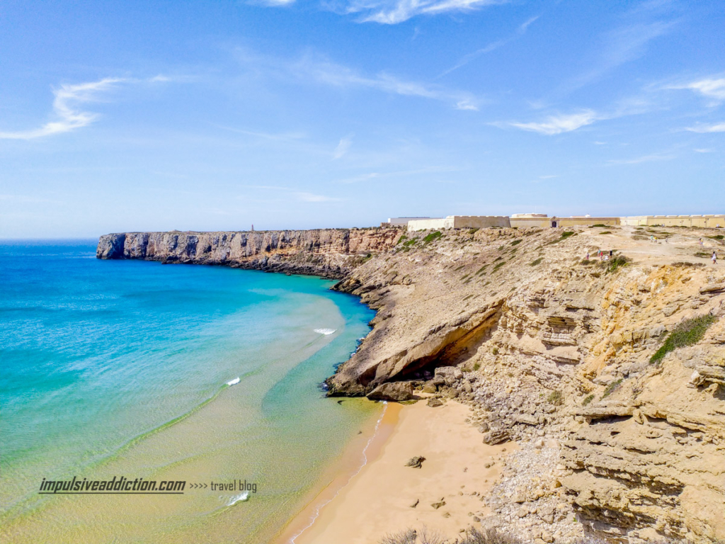 Prainha das Poças e Fortaleza de Sagres - Roteiro Vila do Bispo - O que visitar em Vila do Bispo - O que visitar em Sagres - Roteiro Sagres