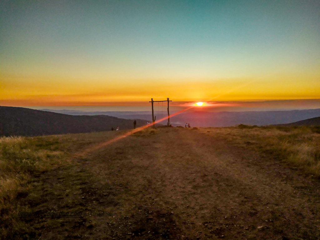 Baloiço do Trevim no topo da Serra da Lousã
