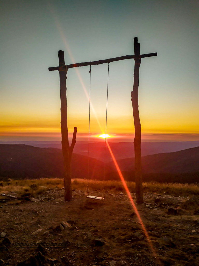 Trevim Swing at sunset
