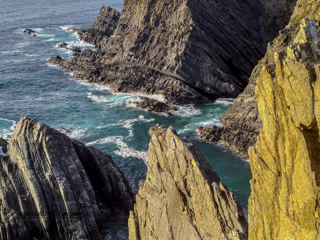 Stork nests at the tip of Cape Sardão cliffs