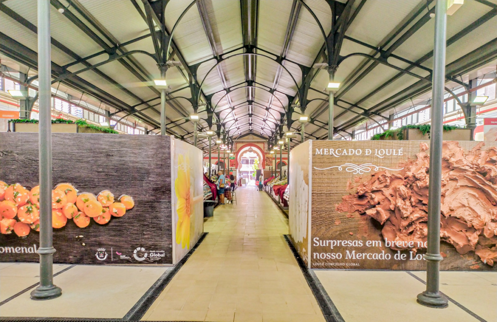 Interior do Mercado Municipal de Loulé