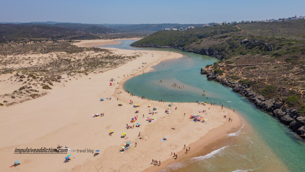 Praia da Amoreira em Aljezur