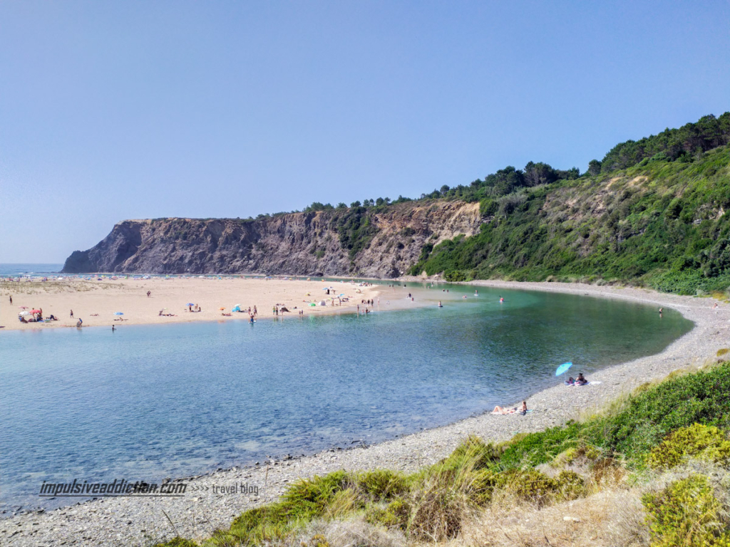 Ria de Seixe a contornar a praia de Odeceixe