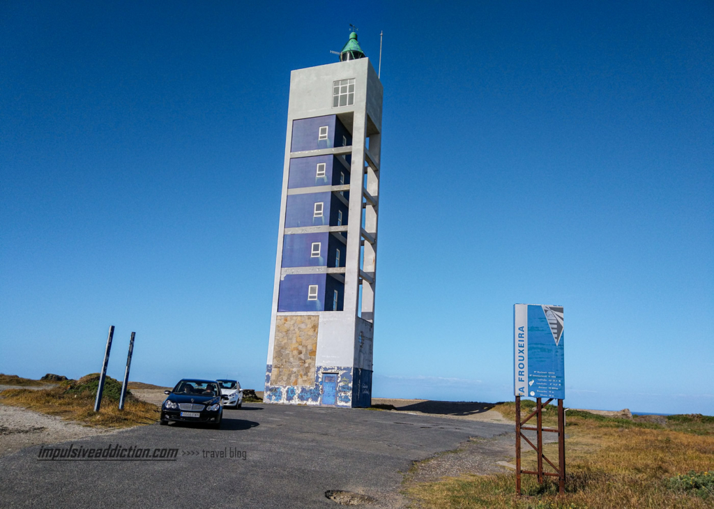 Lighthouse at Ponta Frouxeira, in La Coruna