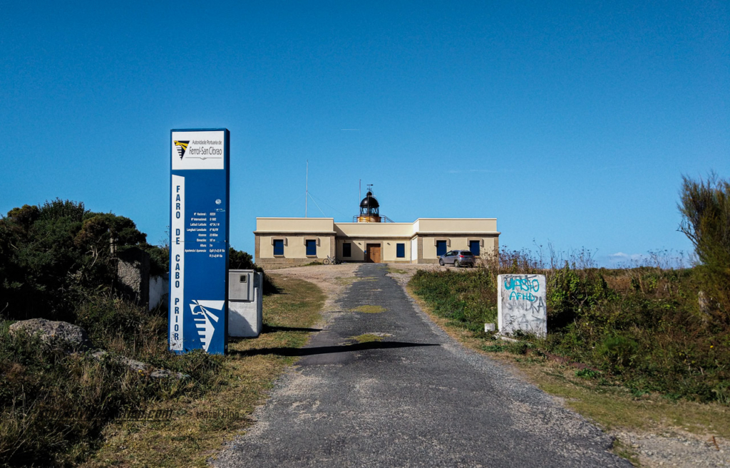 Faro do Cabo Prior, norte de Ferrol