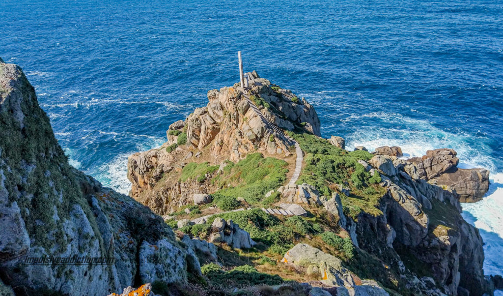 Costa junto ao Farol do Cabo Prior, norte de Ferrol