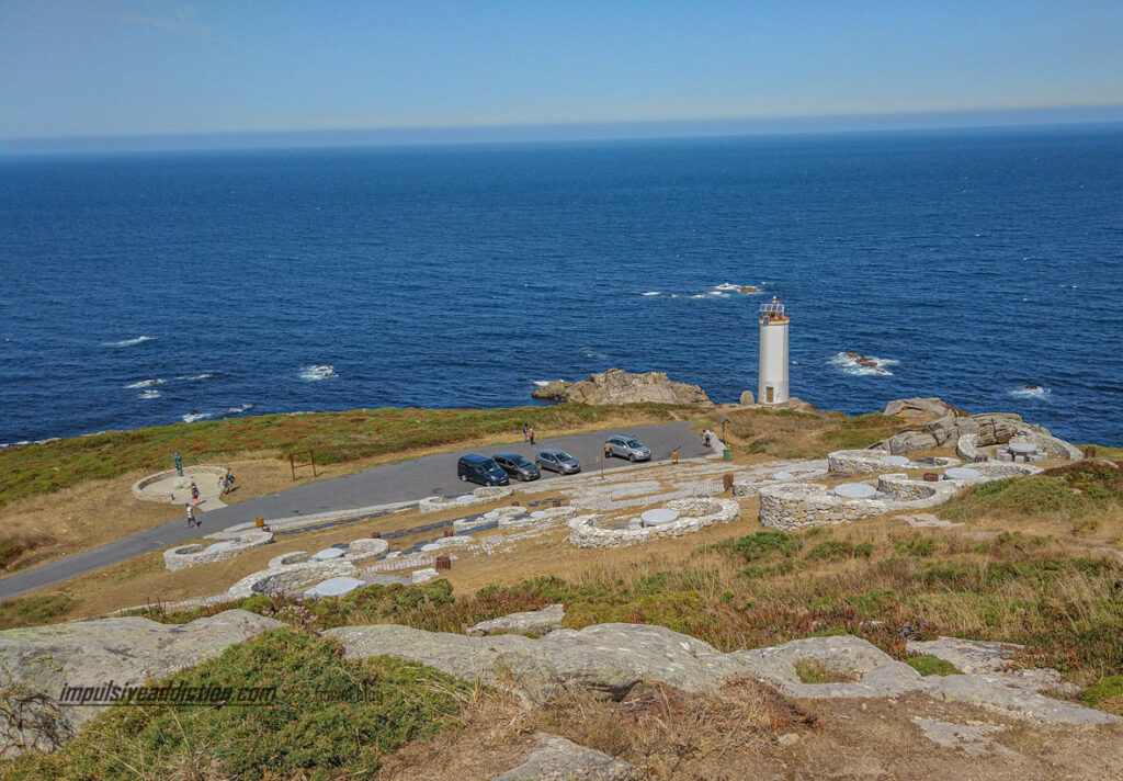 Faro de Laxe na costa da morte, galiza