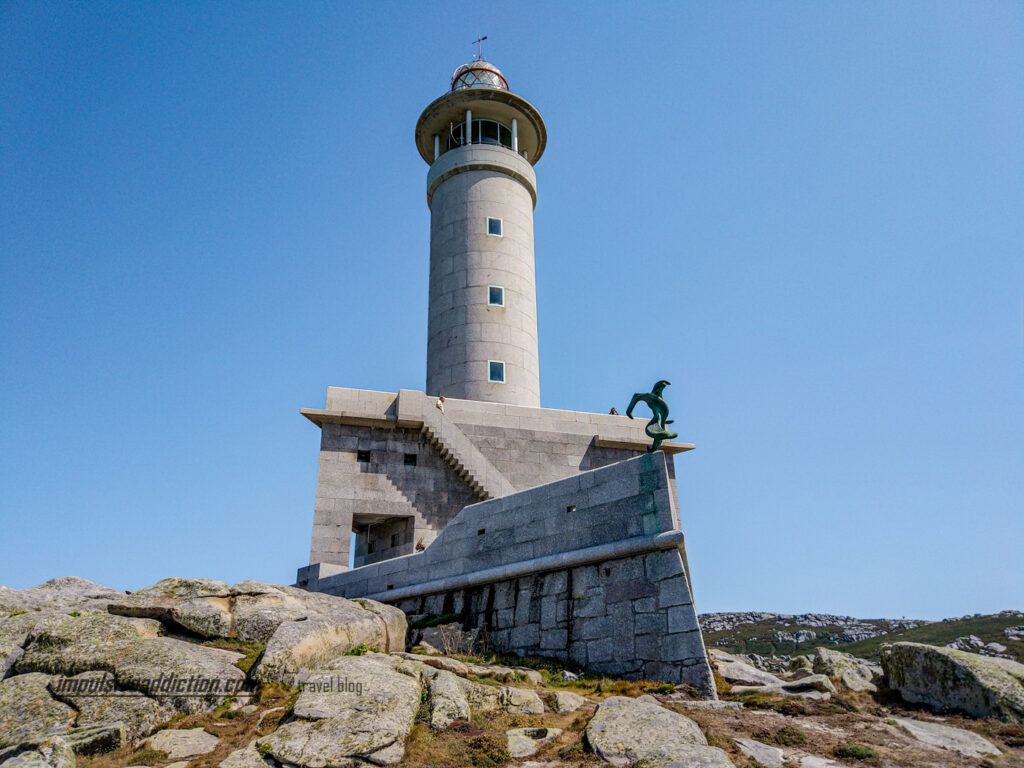 Faro punta nariga costa da morte galiza