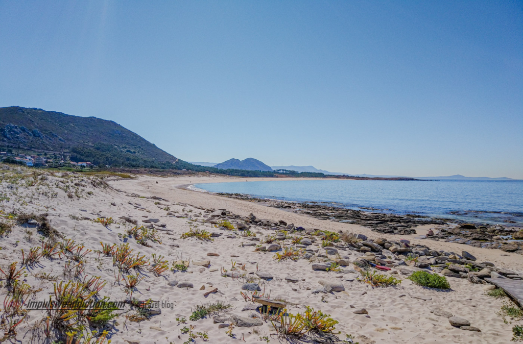 praia de larino na costa da morte