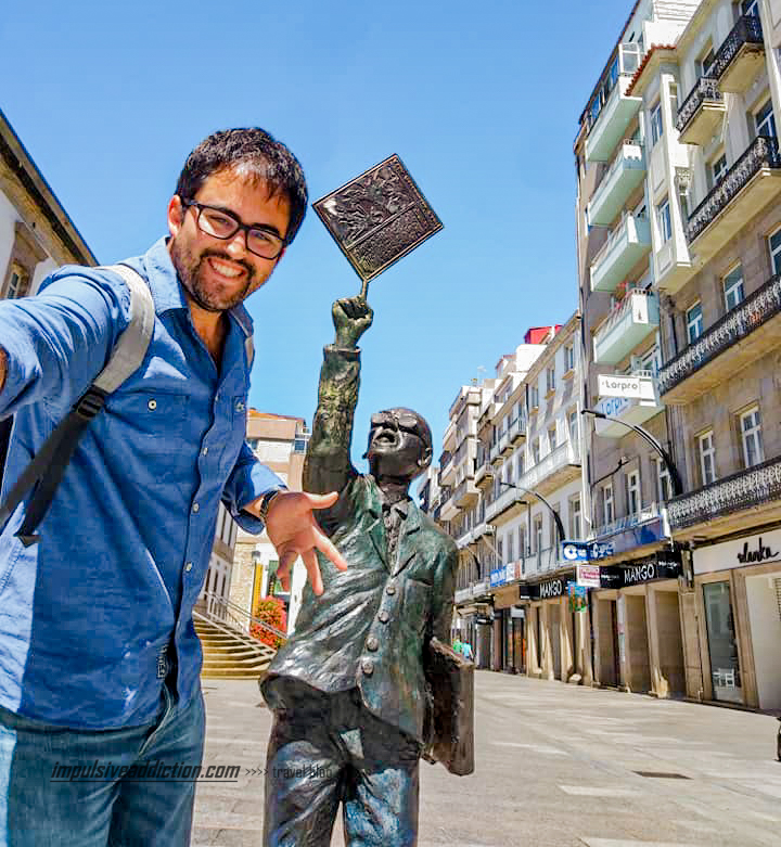 Rua do Príncipe no Centro Histórico de Vigo