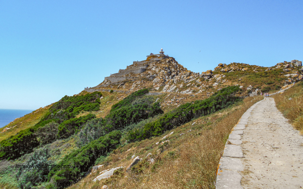 Trail to the Cies Islands lighthouse
