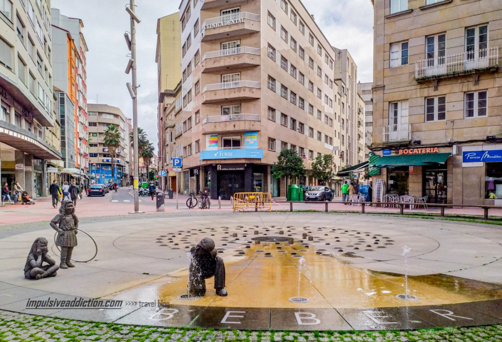 Fonte dos Nenos (ou dos Niños, ou das crianças), em Pontevedra
