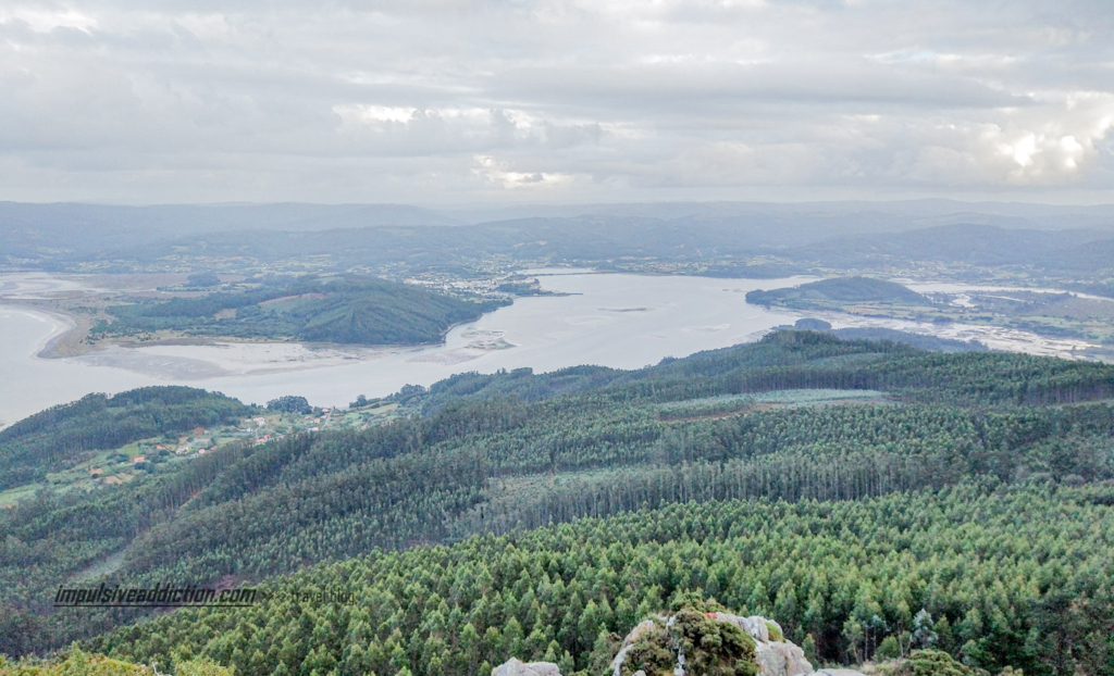Miradouro de Miranda para a Ria de Ortigueira