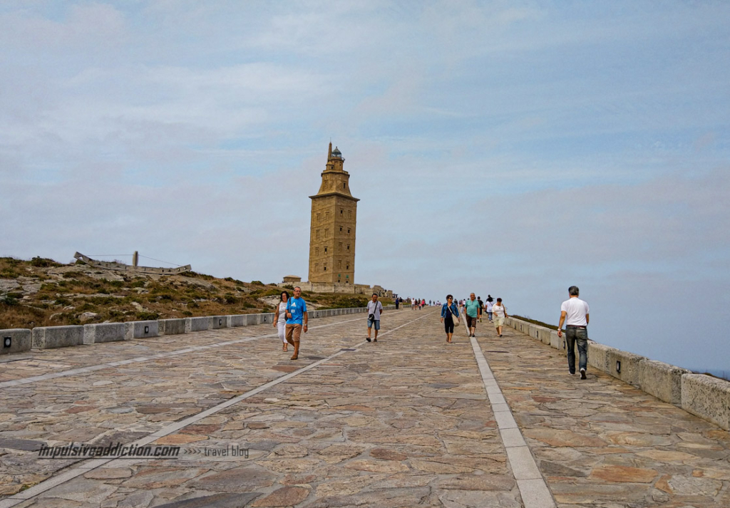Torre de Hércules na península da Corunha