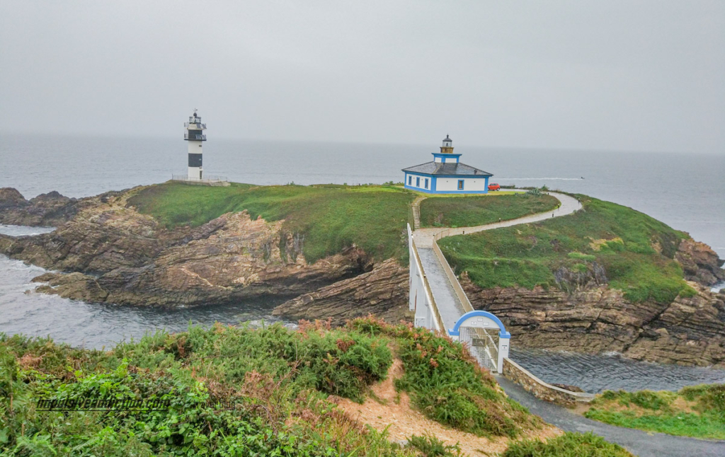 Ilha Pancha no norte da Galiza