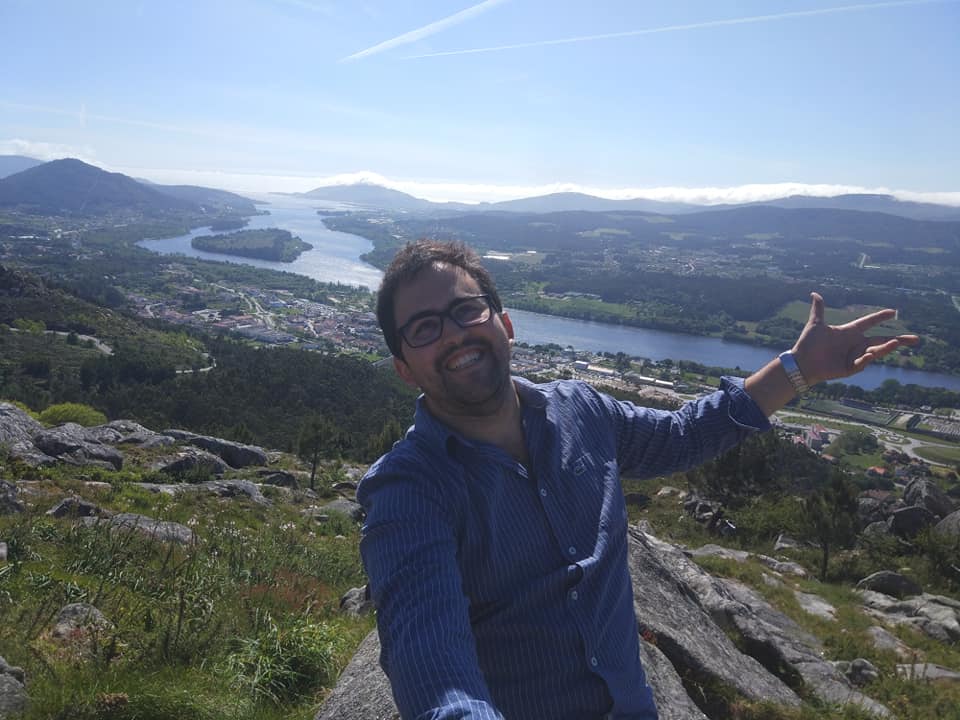 Miradouro do Cervo, com vista soberba para o Rio Minho e Ilha da Boega