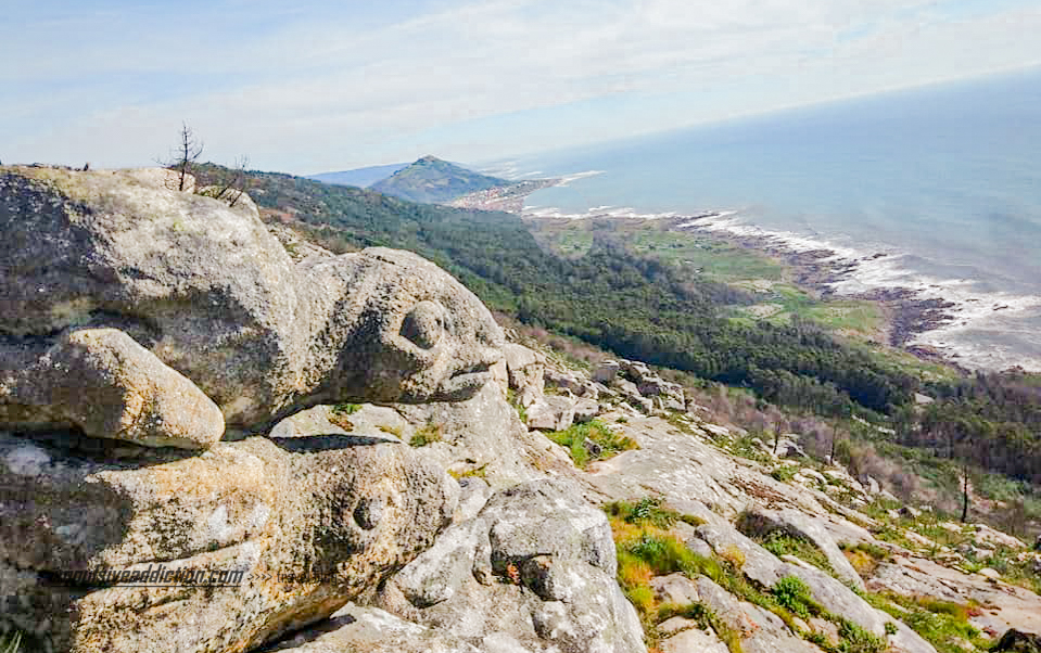 Miradouro de San Vicente, a norte do Castro de Santa Trega