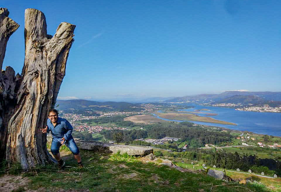 Vista para o Rio Minho a partir do Monte de Santa Trega