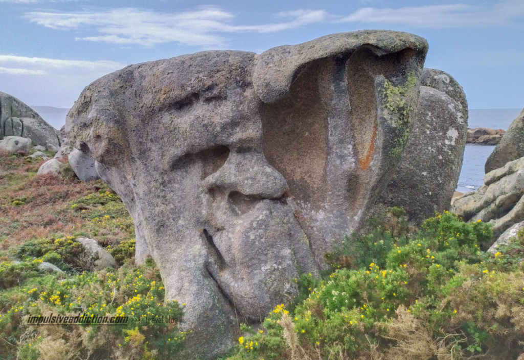 Paseo de Pedras Negras em San Vicente do Grove - Formações Rochosas