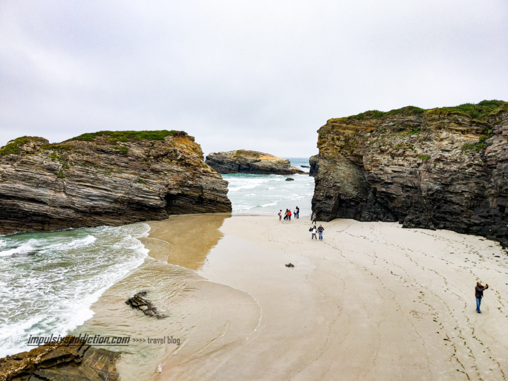 Entrada para a Praia das Catedrais, ao visitar Lugo e a sua costa