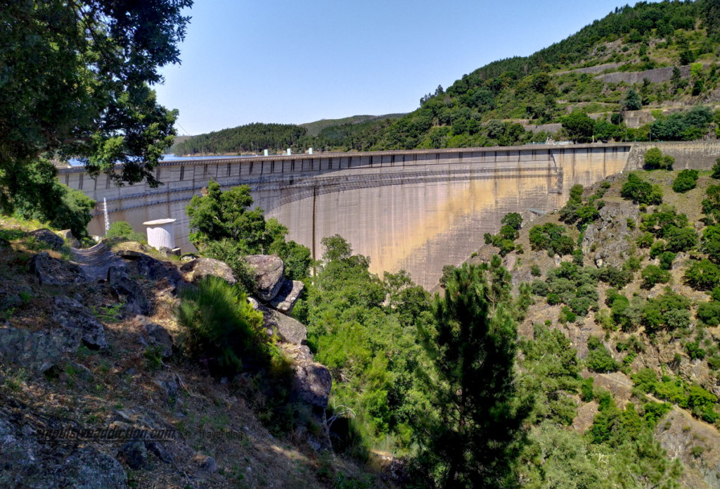 Barragem do Cabril em Pedrogão Grande na GRZ