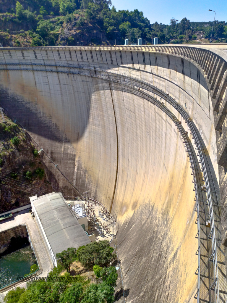 Barragem do Cabril em Pedrogão Grande na GRZ