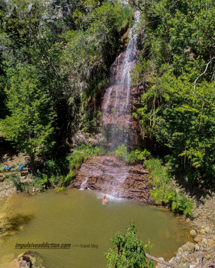 Cascata da Fraga D'Água d'Alta e respectiva lagoa