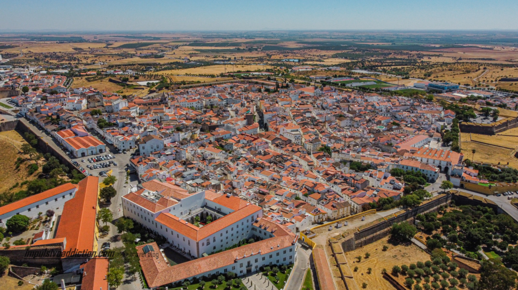 City of Elvas inside the walls