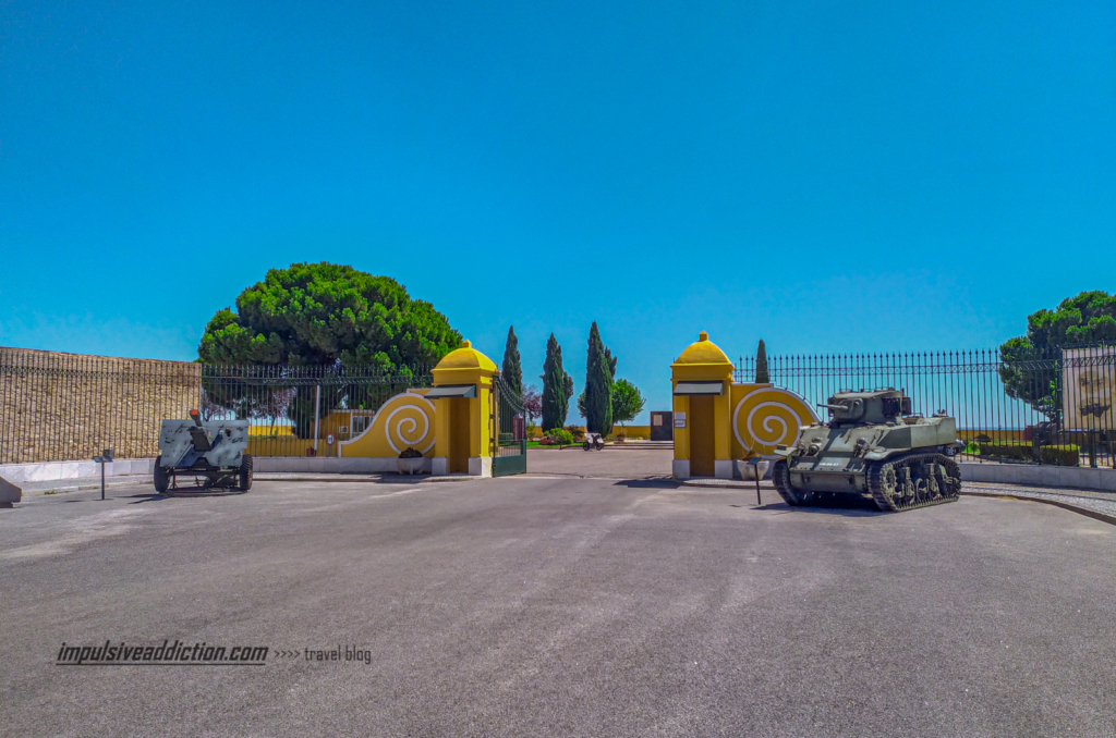 Entrance gate to Elvas military museum