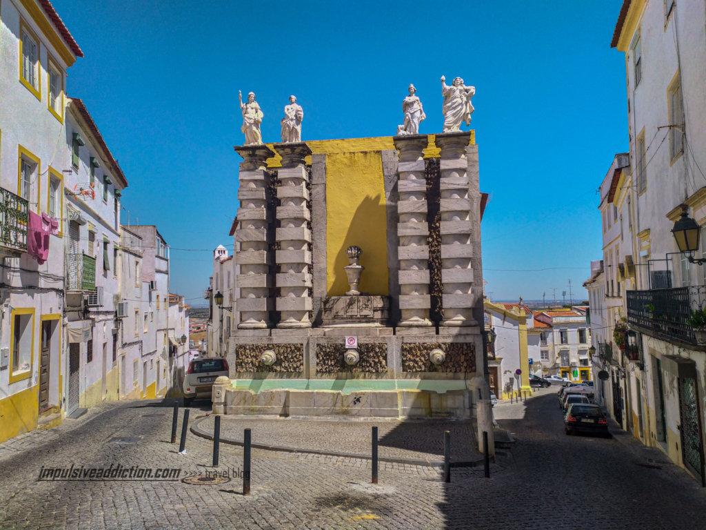 São Lourenço Fountain when visiting Elvas