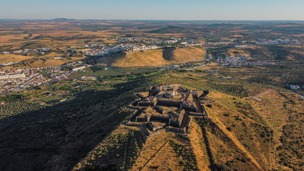 Graça Fort with Elvas Fortress in the background